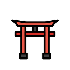 Shinto Shrine Emoji in Openmoji