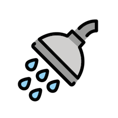 Shower Emoji in Openmoji