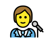 singer Emoji openmoji