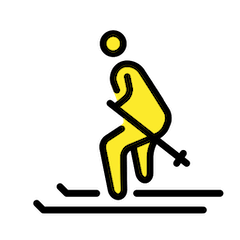 ⛷️ Esquiador Emoji nos Openmoji