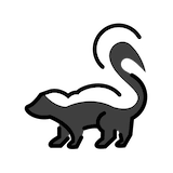 skunk Emoji openmoji