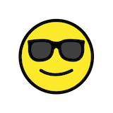 smiling-face-with-sunglasses Emoji openmoji