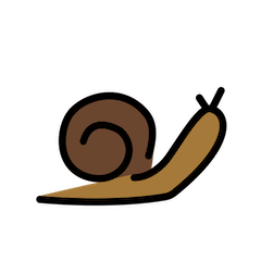 🐌 Snail Emoji in Openmoji