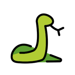 Snake Emoji in Openmoji