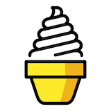 soft-ice-cream Emoji openmoji