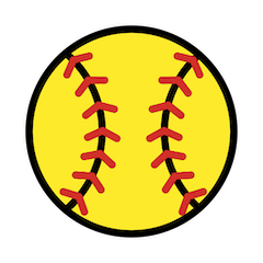 Softball Emoji in Openmoji