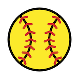 softball Emoji openmoji