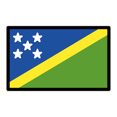 Drapeau des Îles Salomon Émoji Openmoji