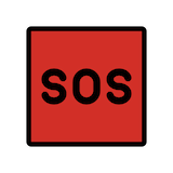 sos-button Emoji openmoji