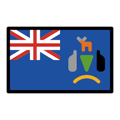 🇬🇸 Flag: South Georgia & South Sandwich Islands Emoji in Openmoji