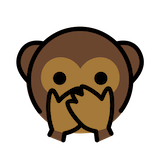 speak-no-evil-monkey Emoji openmoji