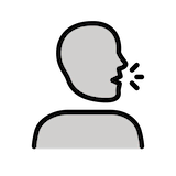 speaking-head Emoji openmoji