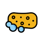 sponge Emoji openmoji