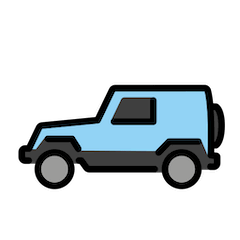 🚙 Sport Utility Vehicle Emoji in Openmoji
