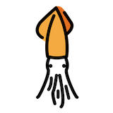 squid Emoji openmoji