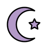 star-and-crescent Emoji openmoji