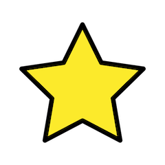 Star Emoji in Openmoji
