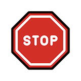 stop-sign Emoji openmoji