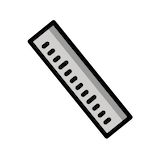 straight-ruler Emoji openmoji
