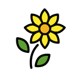 sunflower Emoji openmoji