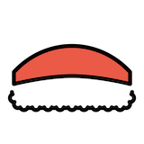 sushi Emoji openmoji