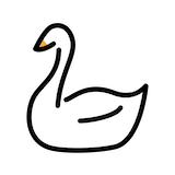 swan Emoji openmoji