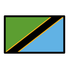 🇹🇿 Flag: Tanzania Emoji in Openmoji