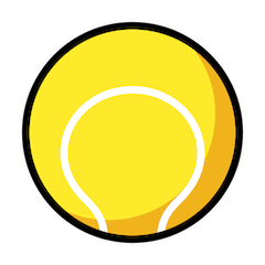 Tennis Emoji in Openmoji