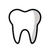 tooth Emoji openmoji