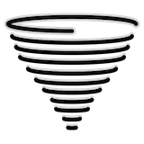 tornado Emoji openmoji