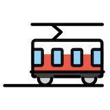 tram-car Emoji openmoji
