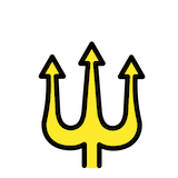 trident-emblem Emoji openmoji