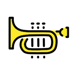 Trumpet Emoji in Openmoji