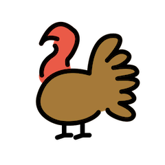 🦃 Turkey Emoji in Openmoji