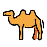 two-hump-camel Emoji openmoji