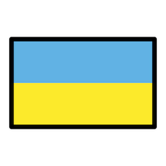 Flagge der Ukraine Emoji Openmoji