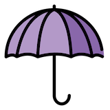umbrella Emoji openmoji