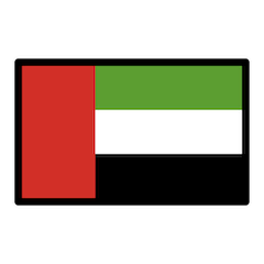 🇦🇪 Flag: United Arab Emirates Emoji in Openmoji