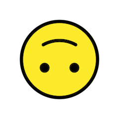 Faccina capovolta Emoji Openmoji