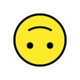 upside-down-face Emoji openmoji