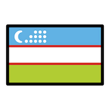 uzbekistan Emoji openmoji