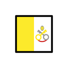 🇻🇦 Flag: Vatican City Emoji in Openmoji