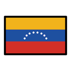 Bandera de Venezuela Emoji Openmoji