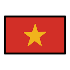 🇻🇳 Bandera de Vietnam Emoji en Openmoji