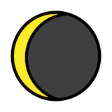 waning-crescent-moon Emoji openmoji