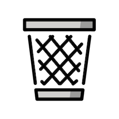 Wastebasket Emoji in Openmoji
