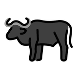 water-buffalo Emoji openmoji