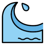 water-wave Emoji openmoji