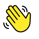 waving-hand Emoji openmoji