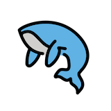 whale Emoji openmoji